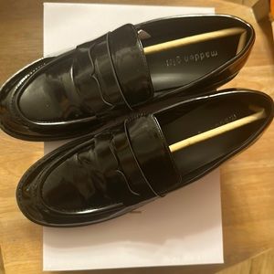 Madden Girl Penny Loafers worn only 1x! Have box.